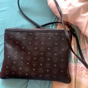 MCM medium Visetos Crossbody Pouch